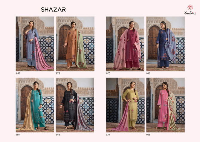 Shazar Sudriti Printed Designer Dress Material Catalog